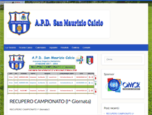 Tablet Screenshot of apd-sanmaurizio-canavese.it